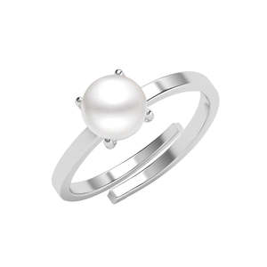 Compre Anillos de Plata de Ley 925 con Perlas para Mujer - Product Image 1