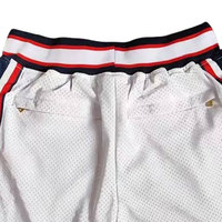Celana Basket Pria Custom Terlaris Ukuran Besar Ukuran & Warna Custom Logo Bordir OEM Pakaian Olahraga Cepat Kering Bernapas