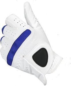 Gants de golf pour hommes, main gauche, en cuir véritable super doux avec tissu respirant en microfibre, accessoire de sport de plein air - Product Image 3