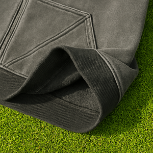 เสื้อฮู้ดดี้และเสื้อสเวตเชิ้ตผ้าเดนิมหนานุ่ม OEM สำหรับทุกเพศ พิมพ์โลโก้ตามสั่ง ทรงโอเวอร์ไซส์ สำหรับฤดูใบไม้ร่วง เป็นมิตรกับสิ่งแวดล้อม พิมพ์ลายดิจิทัล กันลม สำหรับผู้ชาย - Product Image 4