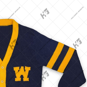 NUEVO cárdigan de alta calidad Chenille Multi Size & Color con cuello en V Sorority and Fraternity Knitted Sweater Men & Women Cardigan - Product Image 5