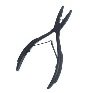 Zarnab pince d'extension de cheveux professionnelle chirurgicale Micro connexion Salon utilisation acier inoxydable avec matériau en silicone - Product Image 1