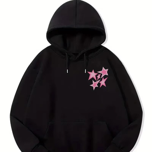 Ropa de invierno para hombre de calidad superior Nuevo estilo Patrón sólido Algodón Mezclado Fleece Sudadera con capucha Peso ligero Pullover Basics - Product Image 1