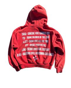 Sweat à capuche court lourd pour hommes de haute qualité noir sunfaded français Terry Streetwear lavage à l'acide bouffée Scrn sweats à capuche imprimés - Product Image 2