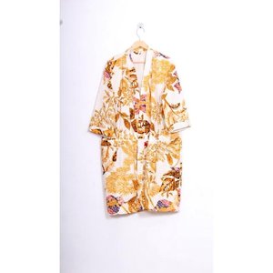Bata de Invierno Kantha para Mujer, Kimono de Tela Ecológica, Estilo Étnico Tradicional Indio, Hecho a Mano, Colorido, de Algodón, Largo - Product Image 1