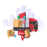 Servicios de desarrollo de software de aplicaciones móviles de logística y transporte a pedido con función personalizada disponible