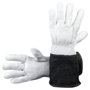 Guantes de soldadura de cuero de vaca de primera calidad, guantes de soldadura de cuero dividido, alta exigencia, anticorte, última llegada, precio barato, los mejores guantes de soldadura - Product Image 2