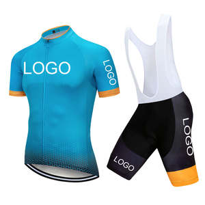 Ensemble de maillot de cyclisme à manches longues personnalisé pour équipe professionnelle, best-seller, anti-UV, écologique, séchage rapide, léger, 100% polyester - Product Image 1