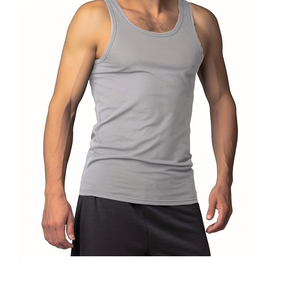 2024 nouveau Style hommes débardeur personnalisé avec broderie et impression de Logo meilleure qualité haut décontracté noir BD meilleure vente - Product Image 4