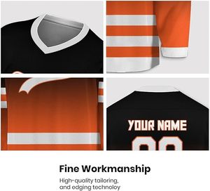 Happy Gilmore 18 <b>Men's</b> Hockey Jersey 1996 Adam Sandler Hip Hop Style Breathable 100% Polyester Solid Pattern Sizes <b>S</b>-XXXL" - Product Image 6