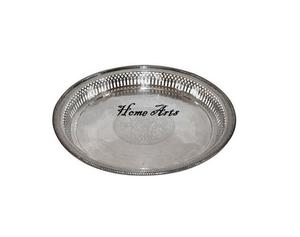 Bandeja de Servicio de Alimentos de Acero Inoxidable con Asa de Cuerda, Bandeja de Servicio de Aperitivos de Color Plateado de Primera Calidad al por Mayor - Product Image 6