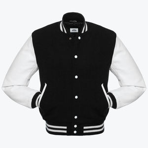 Chaqueta de béisbol de diseño personalizado de alta calidad y chaqueta de softball con chaqueta de bombardero Varsity con logotipo personalizado - Product Image 1