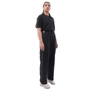Conjunto de Chándal de Moda para Mujer, de Alta Calidad, Ecológico, 100% Algodón, Color Negro, Camiseta y Pantalón - Product Image 1