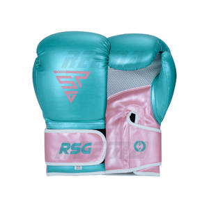 RSG DX cuir synthétique femmes femme Machine moule crochet boucle sangle poignet stabilité supplémentaire Protection du pouce 8oz 10oz gants de boxe - Product Image 1