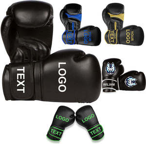 Guantes de boxeo para clases de kickboxing Guantes de boxeo para MMA y entrenamiento de combate Guantes de boxeo con forro transpirable - Product Image 1