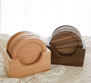 stone <b>coasters</b> handcrafted natural <b>wood</b> <b>coaster</b> stylish drink premium quality <b>coaster</b> - Product Image 1