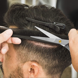 Tijeras profesionales para peluquería, extremadamente afiladas, Color plateado, tornillo de calavera recubierto de oro, precio barato, belleza, acero profesional, Romo - Product Image 5