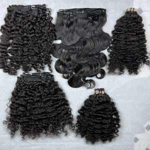 Paquetes de pelo rizado birmano crudo vietnamita original, extensiones de cabello virgen natural sin caída de alta calidad - Product Image 4