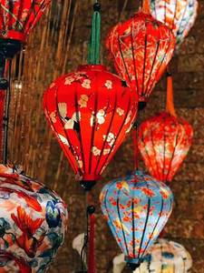 Mi automne avec lanterne en soie suspendue extérieure de qualité supérieure pour la décoration vintage du Vietnam 2024 - Product Image 3