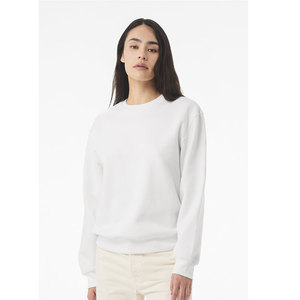 Venta al por mayor Gran oferta cuello redondo manga larga liso blanco sudadera hombres carta gráfico gota hombro pulóver sudadera - Product Image 4