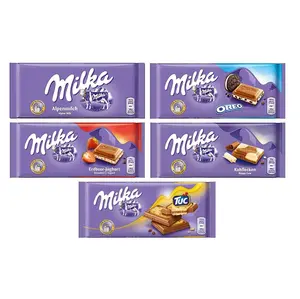 Milka alpine Milch 24x100g Bar/Melk milka alpine Milch-Bar Schokolade bester Preis aus Deutschland