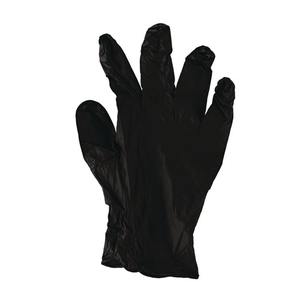 Gants de sécurité jetables noirs Boardwalk série 396, taille XS, 9,5 pouces. Nitrile 4,4 mil, usage général (1000/carton) - Product Image 2