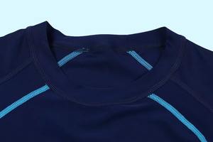 T-shirt de sport respirant en tissu extensible à séchage rapide pour hommes, vêtements de sport personnalisés, tissu en bambou, écologique - Product Image 5