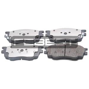 Set di pastiglie freno anteriori FEBEST (0501-GGF) - Product Image 1