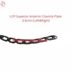 แผ่นยึดกระดูกไหปลาร้าแบบล็อค ไทเทเนียม 3.5 มม. คุณภาพสูงสำหรับสัตวแพทย์ ยี่ห้อ BISONS แบบ 7 รู ด้านหน้า ซ้าย/ขวา ชุด - Product Image 2