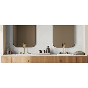 Encimera de Cocina de Cuarzo Cristalino Calacatta Duolina Premium, Tamaño 139x320, Grosor de 2cm/3cm - Product Image 4