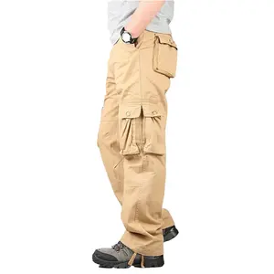 Pantalones Cargo para mujer, ropa de calle de cintura alta, pantalones Hip Hop, pantalones Cargo con bolsillos grandes - Product Image 1