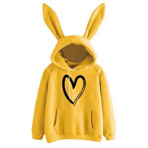 Sudadera con Capucha de Alta Calidad para Mujer, Informal, Sólida, Transpirable, de Seda y Felpa, con Estampado Serigrafiado, Manga Larga, Talla Grande - Product Image 4