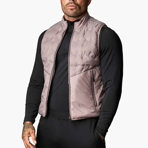 2025 grande taille hommes personnalisé léger gilet bouffant haute qualité sans manches veste décontracté imperméable réversible gilets courts chauds - Product Image 1