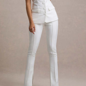 Pantalon cargo pour femme, design personnalisé, uni, coupe ajustée, pantalon de jogging, pantalon cargo décontracté pour femme, vêtements de plein air pour femmes - Product Image 3