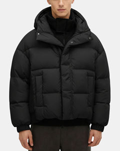 Chaqueta de Invierno Impermeable con Capucha para Hombre, Chaqueta Acolchada Personalizada al por Mayor, Fabricada por Antique Fashion - Product Image 1