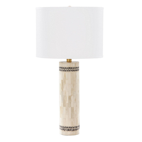 Lampe de chevet en nacre incrustée d'os de style moderne fabriquée à la main avec une vadrouille de haute qualité pour la décoration de la maison ou de l'hôtel