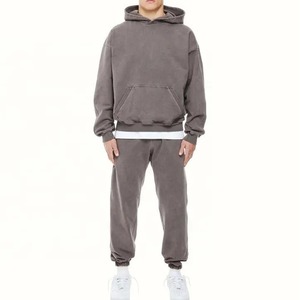 Conjunto Deportivo de Felpa, Sudadera con Cremallera Completa y Pantalones Jogger, Interior Suave Cepillado, Ropa Casual y Cómoda para Estar en Casa - Product Image 1