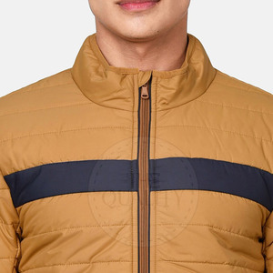 Veste d'hiver coupe-vent pour hommes avec col montant et logo avant Design personnalisé Écologique Respirant - Product Image 6