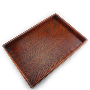 Plateau en bois élégant au design de luxe pour servir la décoration intérieure plateau ottoman plateau de canapé Table basse pièce maîtresse plateau en bois décoratif - Product Image 3