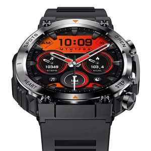Montre connectée LEMFO AK61, écran tactile AMOLED de 1,39 pouce, carte SIM, réponse aux appels, moniteur de fréquence cardiaque, étanche IP68, montre de fitness unisexe - Product Image 3
