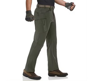 ชุดกางเกงวอร์มกางเกงคาร์โก้ผ้าไนลอนของผู้ชายกางเกงคาร์โก้แบบสั่งทำดีไซน์ใหม่2024 - Product Image 2