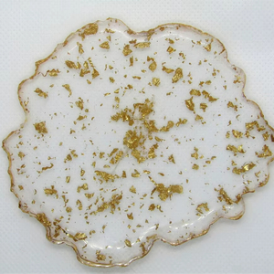 Posavasos redondos artesanales de resina epoxi: la mejor calidad para cocina y mesa Posavasos redondos elegantes de resina: diseños únicos para cada - Product Image 1