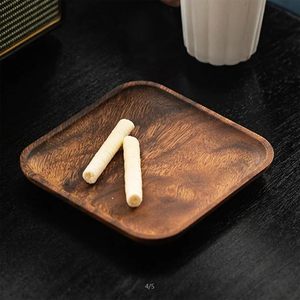 Plateau de service en bois écologique à quatre compartiments pour chocolats et fruits secs, taille personnalisée, style moderne et luxueux, prix bas - Product Image 4