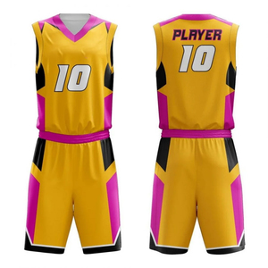 Ensemble de maillots de basket-ball en polyester personnalisable, vêtements de sport, shorts d'entraînement d'été, logo par sublimation, maillots de basket-ball pour hommes - Product Image 2
