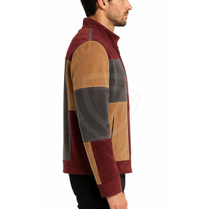 <b>Suede</b> Leather <b>Jacket</b> For <b>Men</b> Offering Soft Genuine Leather Finish Functional Storage And Smart Casual Styling - Product Image 5