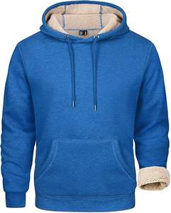 โรงงานขายส่ง ผ้าฟลีซขนาดใหญ่พิเศษ 240GSM กันลมสำหรับฤดูหนาว เป็นมิตรกับสิ่งแวดล้อม พิมพ์ลายแบบกำหนดเอง เสื้อฮู้ดดี้ผู้ชายแบบยูนิเซ็กซ์ - Product Image 1