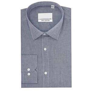 Estilo moderno 100% Camisa informal de algodón Premium para hombre Slim Fit Urban Fashion-Conscious Gentleman's Everyday Style - Product Image 1