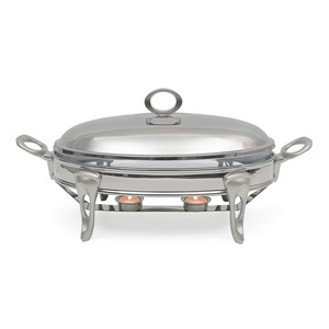 Royal Looking Food Server Pot Modern Gold Plated Food <b>Warmer</b> Serving Chafing Dish <b>Buffet</b> Serving Chafing Dish - Product Image 3
