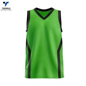 Ensembles de maillots de basket-ball respirants 100% polyester personnalisables de haute qualité pour hommes adultes - Product Image 3