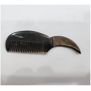 Conception de découpe laser personnalisée Peigne en corne écologique Prix de gros Meilleure vente Peigne naturel élégant en corne de buffle naturel - Product Image 2
